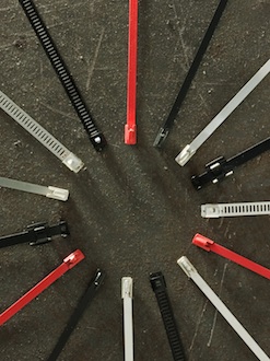 Partex puts the steel into cable ties!